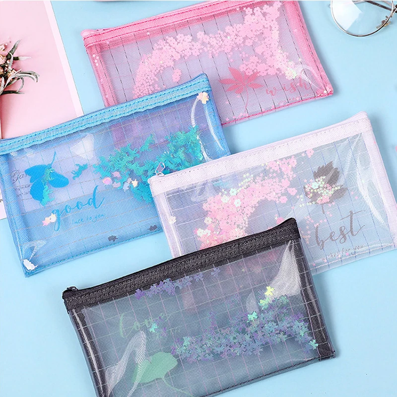 1PC Creative Mesh Transparent Cute Square Portable Pen Pencil Pouch Bag School Office Supply Stationery File Bag PVC Pencil Case
1PC Creative Mesh Transparent Cute Square Portable Pen Pencil Pouch Bag School Office Supply Stationery File Bag PVC Pencil Case