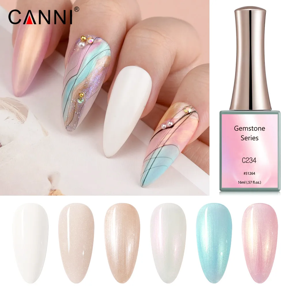 Canni Новинка 16 мл УФ/светодиодный Гель-лак для ногтей серия драгоценных камней C229-C234 маникюрный дизайн отмачиваемый лак Эмаль Блестящий лак
Canni Новинка 16 мл УФ/светодиодный Гель-лак для ногтей серия драгоценных камней C229-C234 маникюрный дизайн отмачиваемый лак Эмаль Блестящий лак
