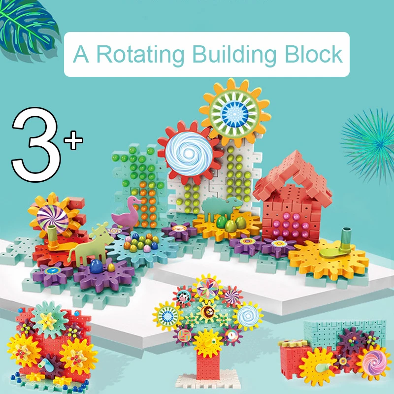 168-368pcs Creative DIY Gear Building Block Toys Set for Children Learning Education Rotating Gear Assembly Model Bricks
168-368pcs Creative DIY Gear Building Block Toys Set for Children Learning Education Rotating Gear Assembly Model Bricks