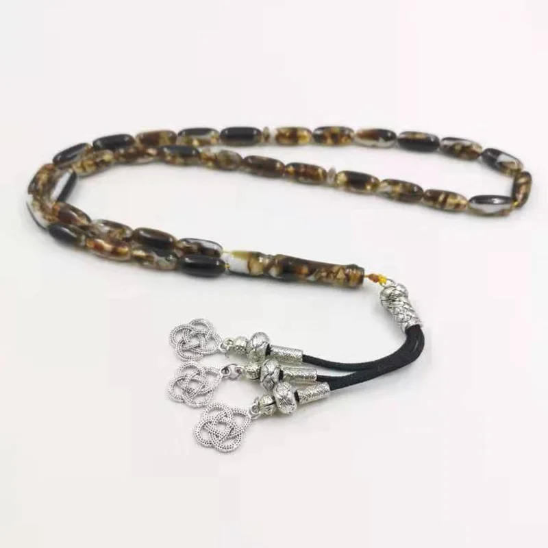 Black and white Resin Tasbih 33 Muslim Misbaha Prayer Beads Special Color Men's Islamic accessories gift Turkey bracelets
Black and white Resin Tasbih 33 Muslim Misbaha Prayer Beads Special Color Men's Islamic accessories gift Turkey bracelets