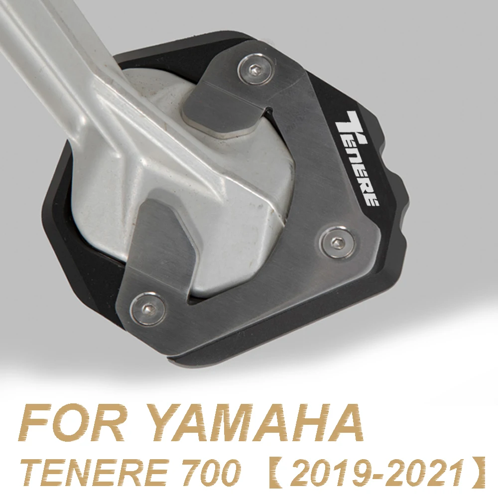New Motorcycle Foot Side Stand Extension Plate with logo Aluminum Foot Enlarger For Yamaha Tenere 700 Tenere700 2019 2020 2021
New Motorcycle Foot Side Stand Extension Plate with logo Aluminum Foot Enlarger For Yamaha Tenere 700 Tenere700 2019 2020 2021