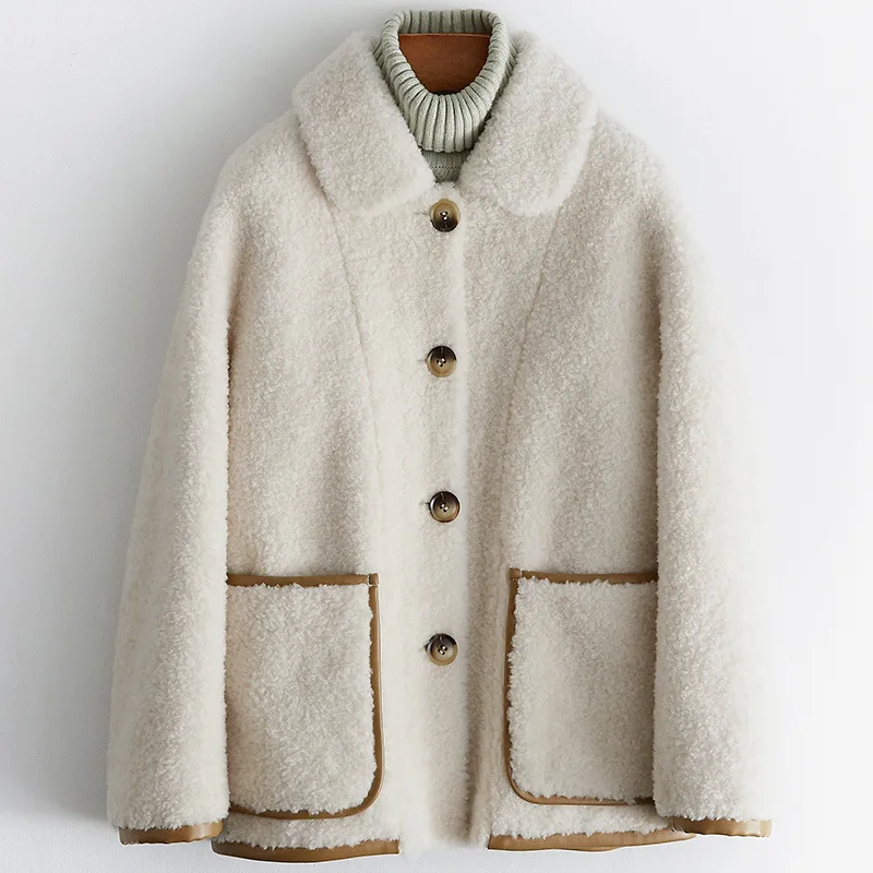 Real Fur Coat Women Korean Sheep Shearing Winter Coat Women 100% Wool Jacket Women Clothes 2020 Manteau Femme B12F28055 YY1181
Real Fur Coat Women Korean Sheep Shearing Winter Coat Women 100% Wool Jacket Women Clothes 2020 Manteau Femme B12F28055 YY1181