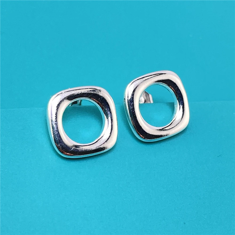 New 925 Sterling Silver Earrings O-Shaped Earrings For Women Engagement Wedding Jewelry Gifts
New 925 Sterling Silver Earrings O-Shaped Earrings For Women Engagement Wedding Jewelry Gifts