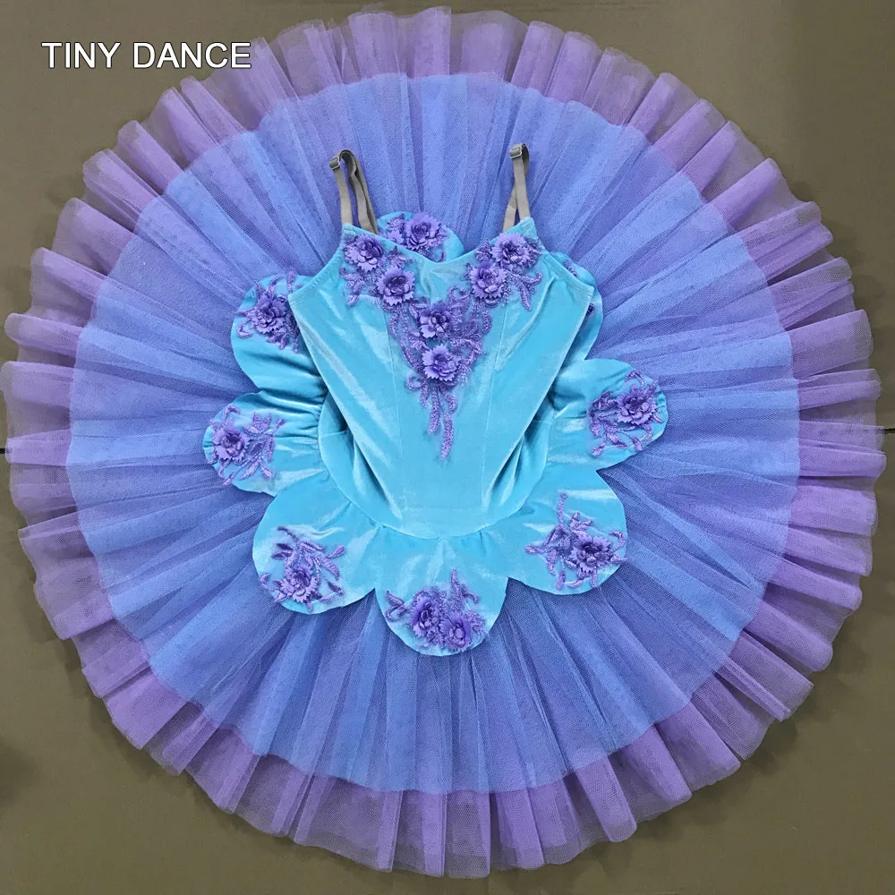 Aqua Blue Professional Tutu Velvet Bodice with Mauve 7 Layers Pleated Tulle Ballet Pancake Tutu for Performance Costumes BLL140
Aqua Blue Professional Tutu Velvet Bodice with Mauve 7 Layers Pleated Tulle Ballet Pancake Tutu for Performance Costumes BLL140