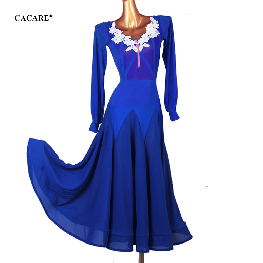 CACARE Ballroom Waltz Dress Dance Competition Dresses Standard Dance Dresses Elegant Customize D0899 Big Sheer Hem
CACARE Ballroom Waltz Dress Dance Competition Dresses Standard Dance Dresses Elegant Customize D0899 Big Sheer Hem