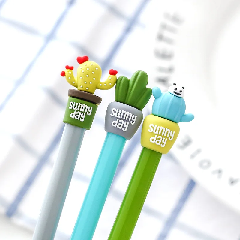24 Pcs Cactus Potted Gel Pen Students with Full Black Stationery Kawaii Pen Kawaii School Supplies
24 Pcs Cactus Potted Gel Pen Students with Full Black Stationery Kawaii Pen Kawaii School Supplies