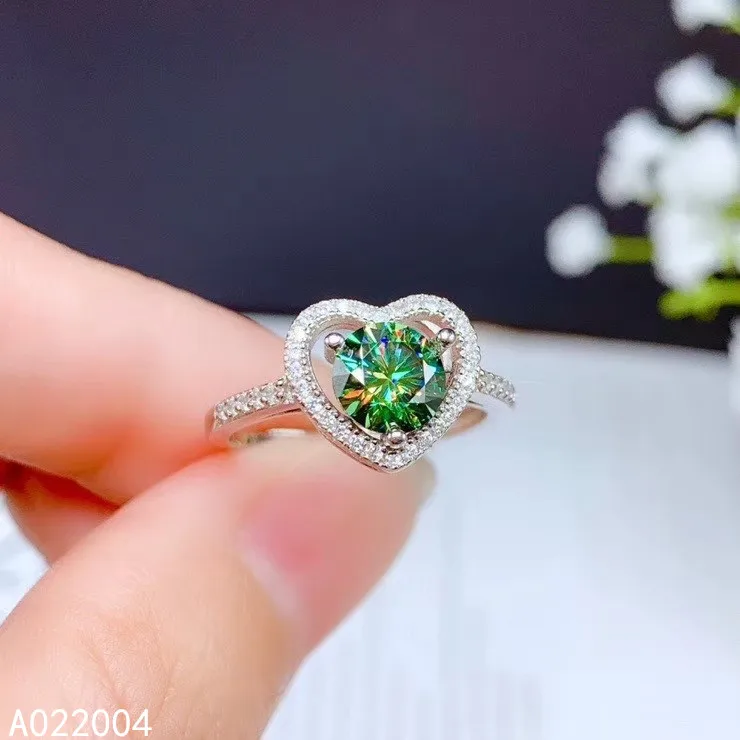 KJJEAXCMY Fine Jewelry 925 Sterling Silver Inlaid Green Mosang Diamond Ladies Ring Luxury Support Detection Hot Selling
KJJEAXCMY Fine Jewelry 925 Sterling Silver Inlaid Green Mosang Diamond Ladies Ring Luxury Support Detection Hot Selling