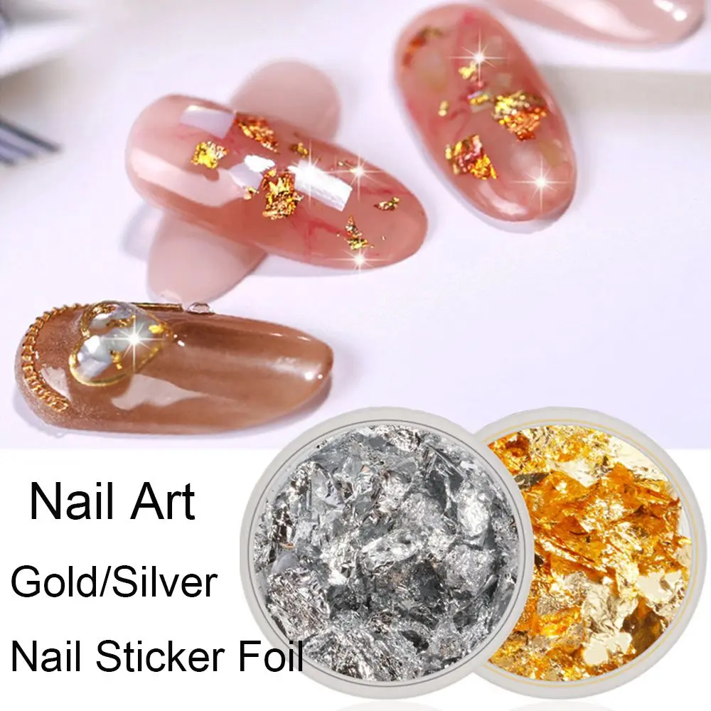 Nail Art Decorations 1Box Irregular Sequins DIY Gold Silver Glitter Flakes Aluminum Foil Paper Nail Foil Nail Sticker
Nail Art Decorations 1Box Irregular Sequins DIY Gold Silver Glitter Flakes Aluminum Foil Paper Nail Foil Nail Sticker