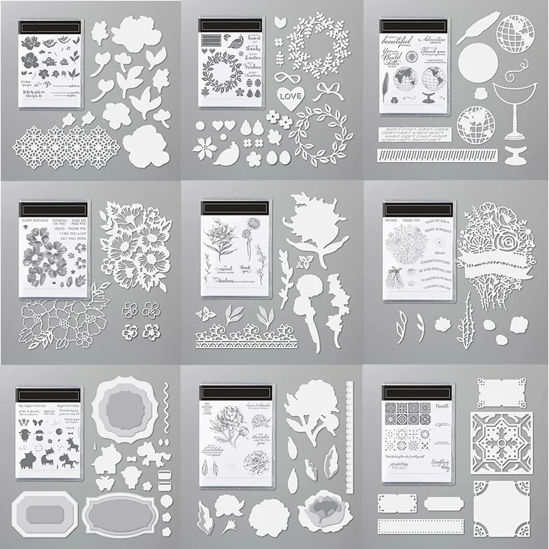 Lush Flowers Fancy Frame Animals Letters Globe Silicone Seal/stamp & Cutting Dies for Diy Scrapbooking Album Cards Crafts
Lush Flowers Fancy Frame Animals Letters Globe Silicone Seal/stamp & Cutting Dies for Diy Scrapbooking Album Cards Crafts