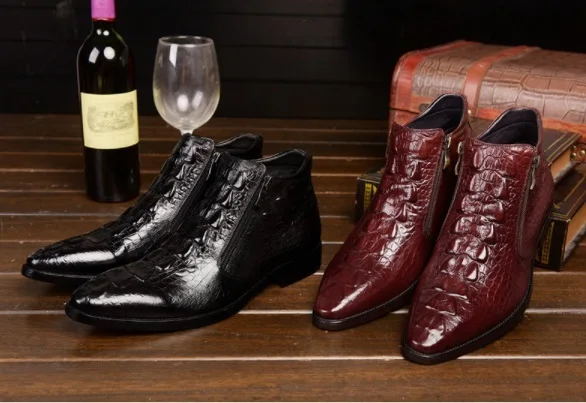 Autumn winter men's European American Crocodile patternMartin boots Genuine leather boots fashion zip Buckle boots
Autumn winter men's European American Crocodile patternMartin boots Genuine leather boots fashion zip Buckle boots