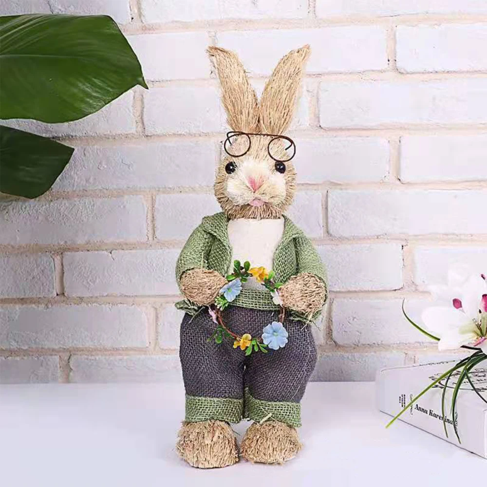 45cm Artificial Straw Bunny Ornaments Simulation Multicolor Foam Rabbit Props Easter Party Home Decoration Supplies
45cm Artificial Straw Bunny Ornaments Simulation Multicolor Foam Rabbit Props Easter Party Home Decoration Supplies