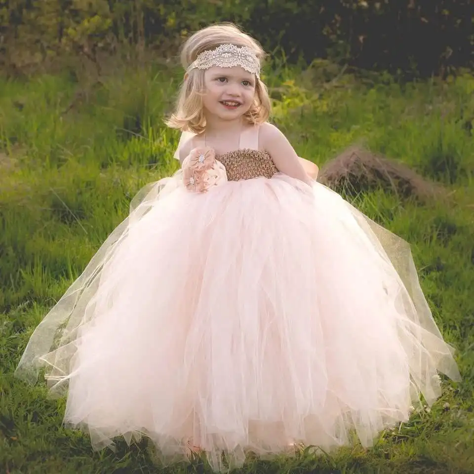 Champagne Flower Girl Tutu Dress Tulle Princess Flower Girl Dresses for Weddings Gown Kids Girls Birthday Party Dress
Champagne Flower Girl Tutu Dress Tulle Princess Flower Girl Dresses for Weddings Gown Kids Girls Birthday Party Dress