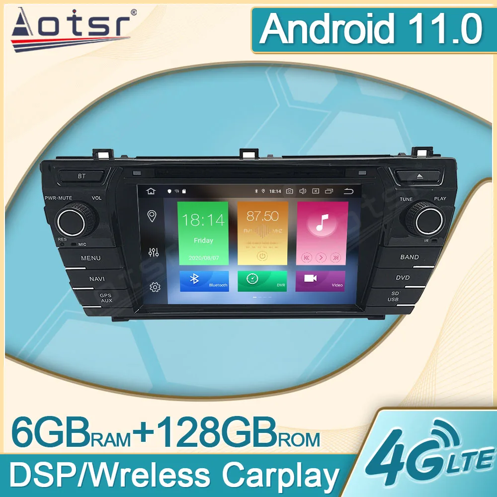 6+128G Android Multimedia Car Radio Player For Toyota Corolla 2013 2014 - 2016 GPS Navi Video Carplay DVD Head Unit DPS No 2Din
6+128G Android Multimedia Car Radio Player For Toyota Corolla 2013 2014 - 2016 GPS Navi Video Carplay DVD Head Unit DPS No 2Din