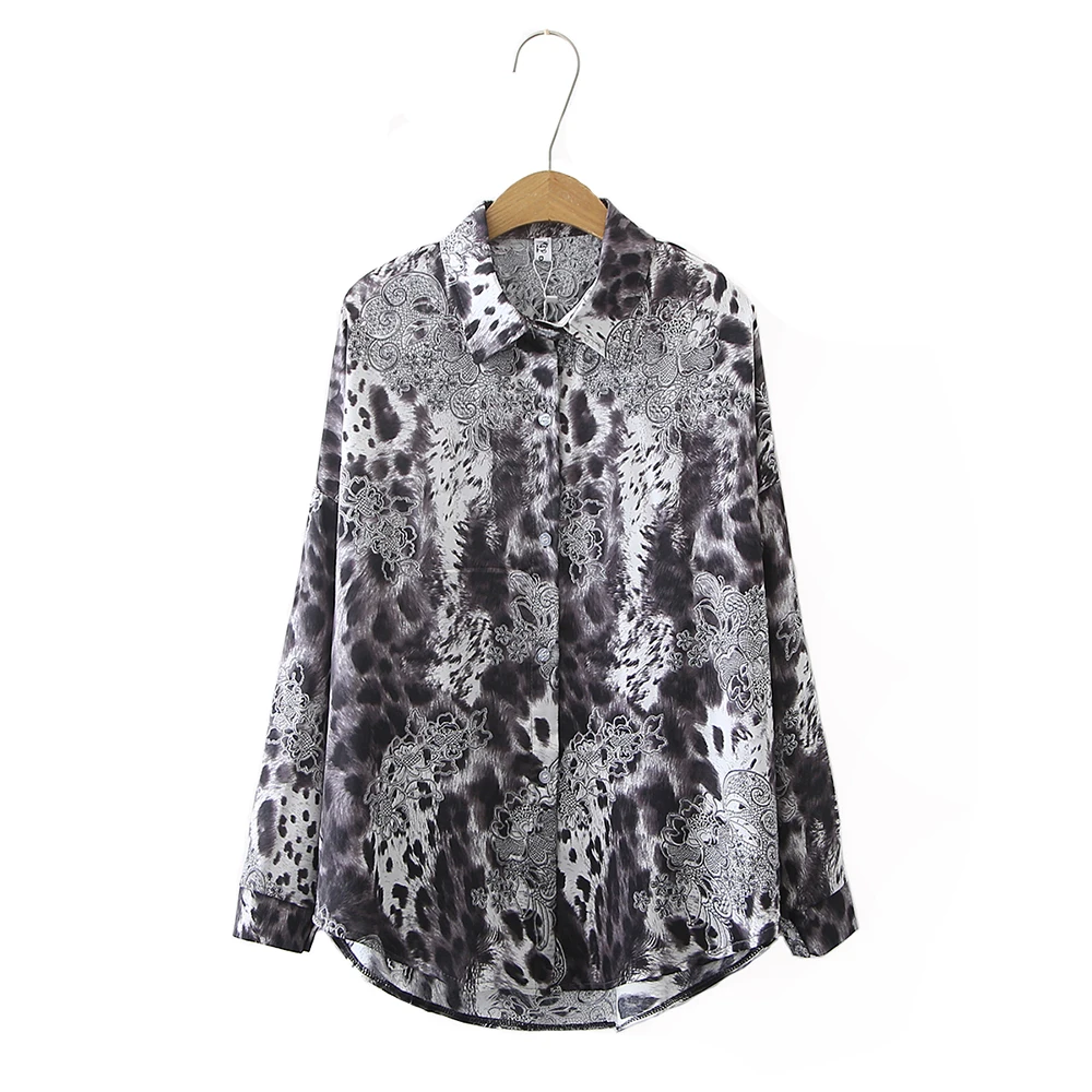 2022 Woman Spring&Autumn The New Vintage Leopard Flower Print Loose Long-Sleeved Shirt Blouse
2022 Woman Spring&Autumn The New Vintage Leopard Flower Print Loose Long-Sleeved Shirt Blouse