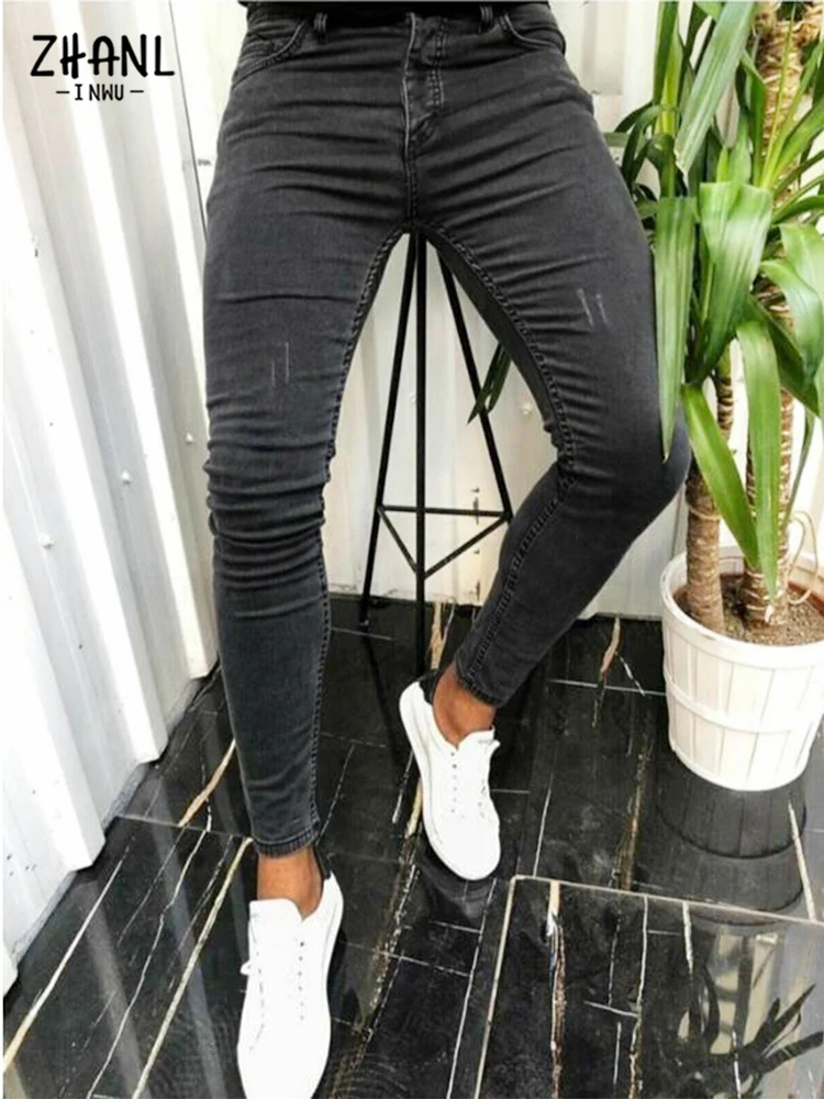 Streetwear Mens Jeans Man Black Moto Skinny Jean Male Stretch Denim Pencil Pants Pure Color Elastic Vintage Jeans Men's Clothing
Streetwear Mens Jeans Man Black Moto Skinny Jean Male Stretch Denim Pencil Pants Pure Color Elastic Vintage Jeans Men's Clothing