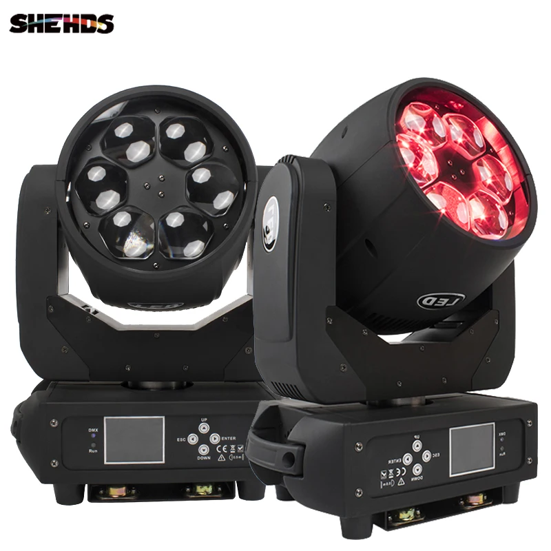 SHEHDS Led Beam Zoom Wash 6x40W RGBW 4in1 New Six Big Bee Eye Moving Head Effect Light Party DJ Professional Stage Equipment
SHEHDS Led Beam Zoom Wash 6x40W RGBW 4in1 New Six Big Bee Eye Moving Head Effect Light Party DJ Professional Stage Equipment