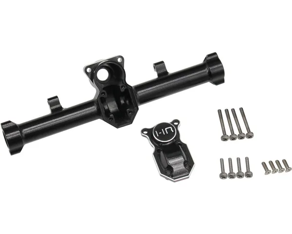 Hot Racing CNC machined aluminum rear axle housing and Worm Gear cover for the Axial SCX 24 RTR vehicles
Hot Racing CNC machined aluminum rear axle housing and Worm Gear cover for the Axial SCX 24 RTR vehicles