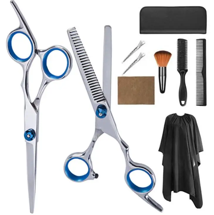 10PCS/Set Professional Hairdressing Scissors Kit Hair Cutting Scissors Hairbrush Hair Clip Hiar Cape Grooming Comb For Barber
10PCS/Set Professional Hairdressing Scissors Kit Hair Cutting Scissors Hairbrush Hair Clip Hiar Cape Grooming Comb For Barber