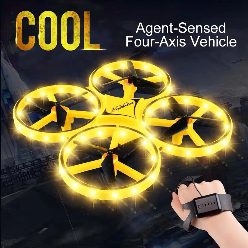 UFO RC Induction Drone 360 Flips Smart Watch Remote Sensing Gesture Aircraft Hand Control Drone Best Gift for Kid rab
UFO RC Induction Drone 360 Flips Smart Watch Remote Sensing Gesture Aircraft Hand Control Drone Best Gift for Kid rab