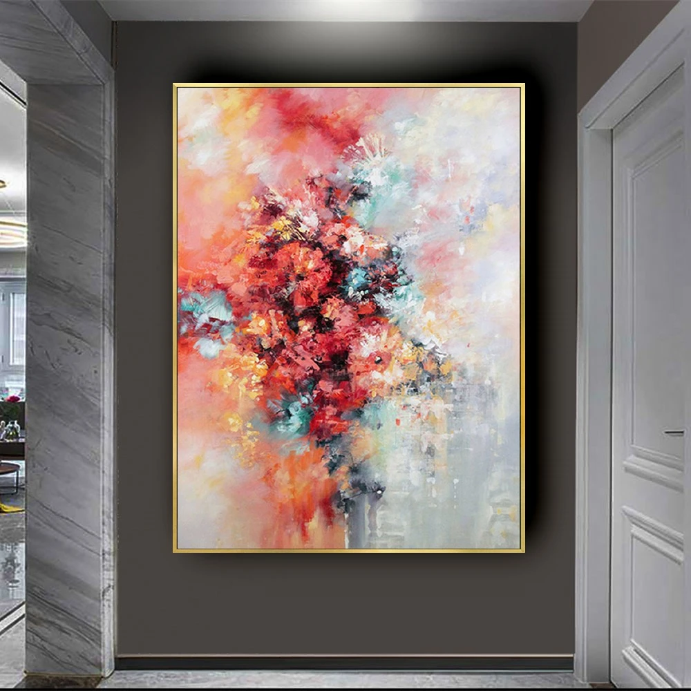 Hand Painted Abstract Red Flower Pictures Home Decor Wall Art Flowers Oil Painting On Canvas Floral Paintings Modular Picture
Hand Painted Abstract Red Flower Pictures Home Decor Wall Art Flowers Oil Painting On Canvas Floral Paintings Modular Picture