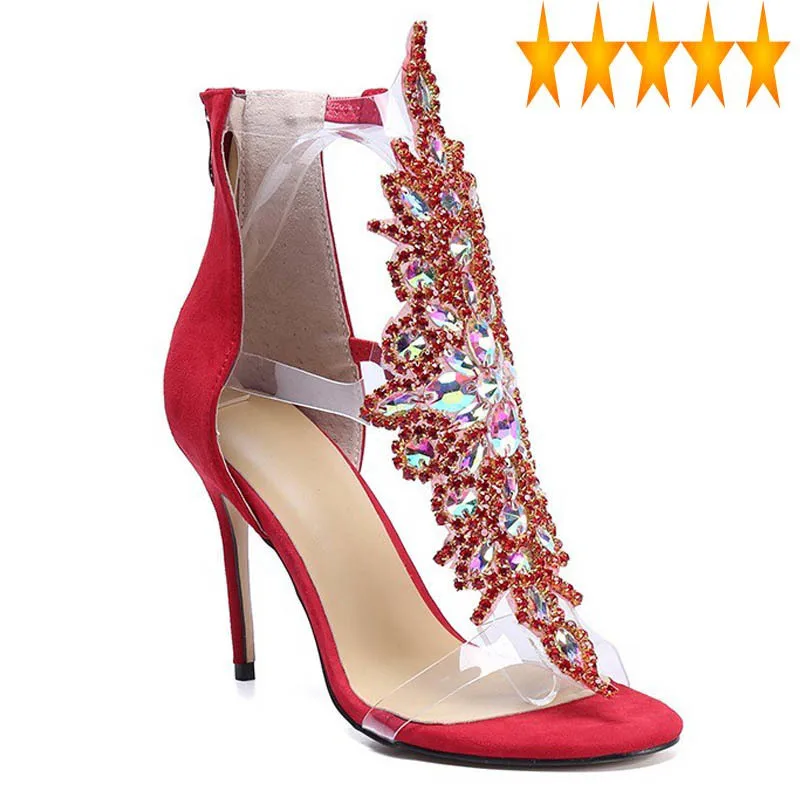 Sandals Women Evening Party Dress Luxury Diamonds Runway Stiletto Office Ladies Zipper High Heel Sandal Real Leather Shoes
Sandals Women Evening Party Dress Luxury Diamonds Runway Stiletto Office Ladies Zipper High Heel Sandal Real Leather Shoes