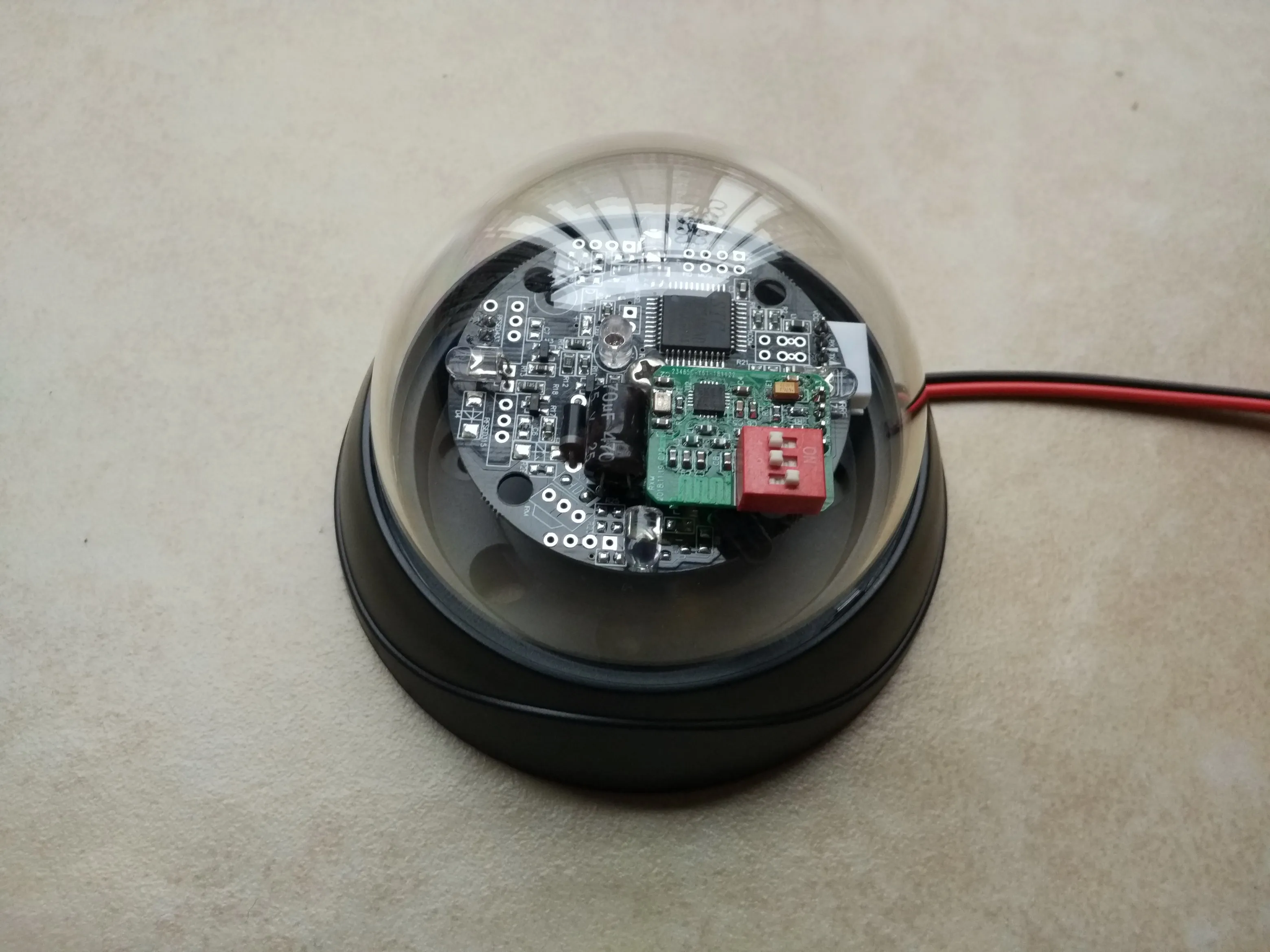 Wireless serial port type standard autonomous omnidirectional infrared remote control learning module hemispherical shell
Wireless serial port type standard autonomous omnidirectional infrared remote control learning module hemispherical shell