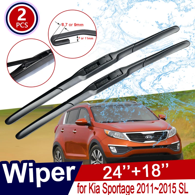 Car Wiper Blade for Kia Sportage 2011 2012 2013 2014 2015 SL Front Windscreen Windshield Wipers Brushes Car Accessories Goods
Car Wiper Blade for Kia Sportage 2011 2012 2013 2014 2015 SL Front Windscreen Windshield Wipers Brushes Car Accessories Goods