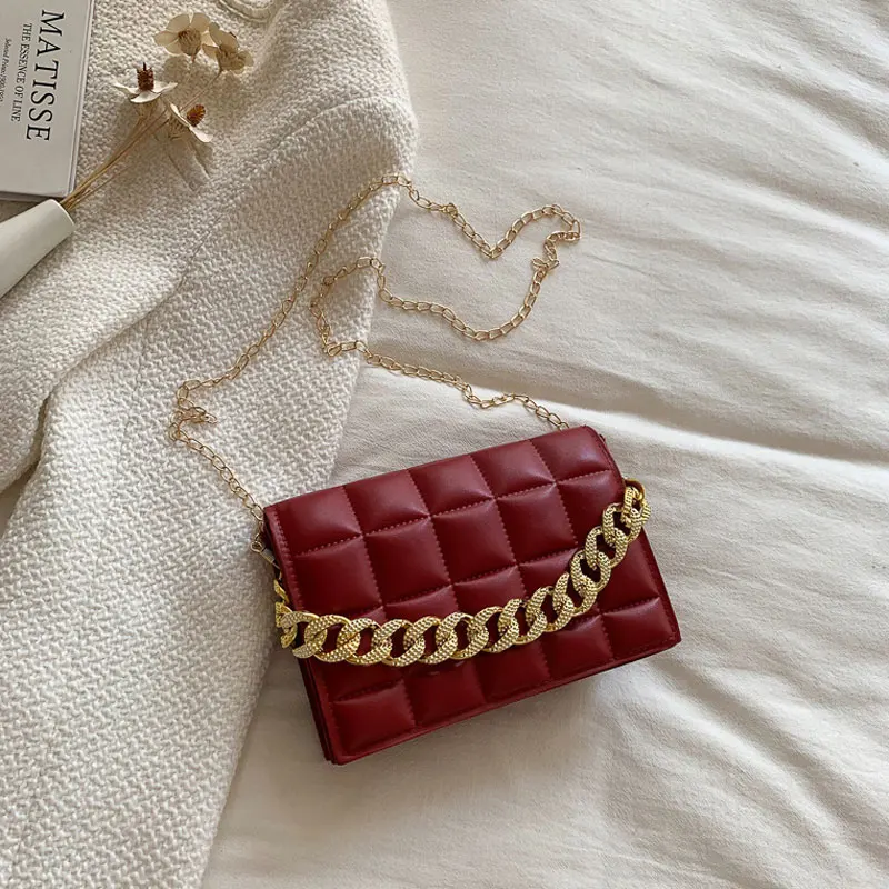 Winter Fashion Chain Handbags For Womens Designer Plaid Female Crossbody Bag Square Simple Ladies Shoulder Bag Women's Bag Purse
Winter Fashion Chain Handbags For Womens Designer Plaid Female Crossbody Bag Square Simple Ladies Shoulder Bag Women's Bag Purse