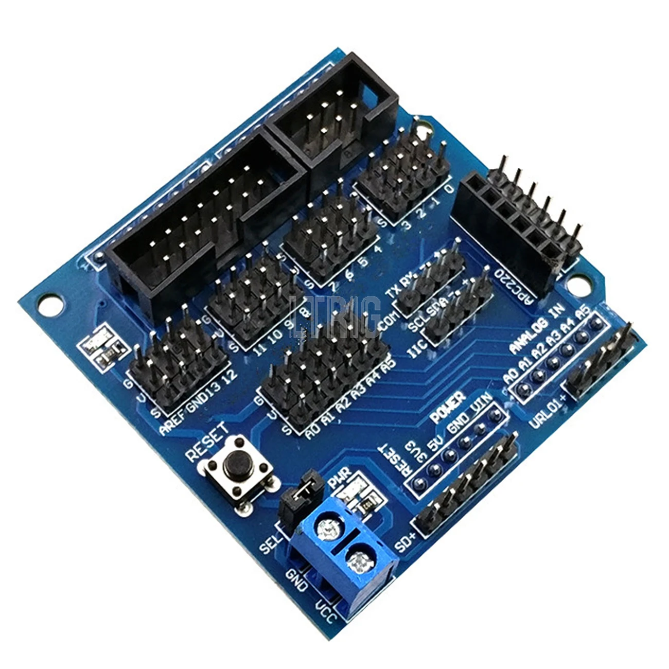 LTRIG custom 1Pcs For V5.0 Sensor Shield expansion board arduino electronic building blocks robot accessories V5 expansion board
LTRIG custom 1Pcs For V5.0 Sensor Shield expansion board arduino electronic building blocks robot accessories V5 expansion board
