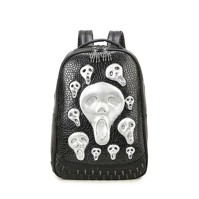 JIEROTYX High Quality Leather School 3D Skull Head Women Bags Skeleton Faux Synthetic Leather Laptop Student Laptop Drop Ship
JIEROTYX High Quality Leather School 3D Skull Head Women Bags Skeleton Faux Synthetic Leather Laptop Student Laptop Drop Ship