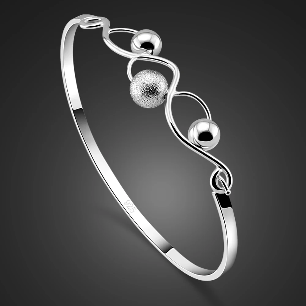 Fashion 925 Sterling Silver Bracelet Elegant Exquisite Bracelet Woman Charm Minimalism Female Jewelry Gifts for Girls
Fashion 925 Sterling Silver Bracelet Elegant Exquisite Bracelet Woman Charm Minimalism Female Jewelry Gifts for Girls