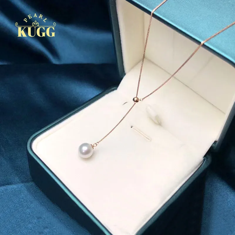 KUGG PEARL 18K Rose Gold Necklace Natural Akoya Pearl Jewelry Women Engagement Necklace Birthday Gift Fashion Y Letter Design
KUGG PEARL 18K Rose Gold Necklace Natural Akoya Pearl Jewelry Women Engagement Necklace Birthday Gift Fashion Y Letter Design