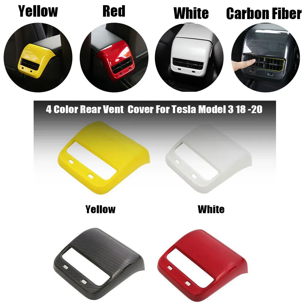 For Tesla Model 3 Model Y 17-23 Interior Rear Air Condition Vent Outlet Cover Trim
For Tesla Model 3 Model Y 17-23 Interior Rear Air Condition Vent Outlet Cover Trim