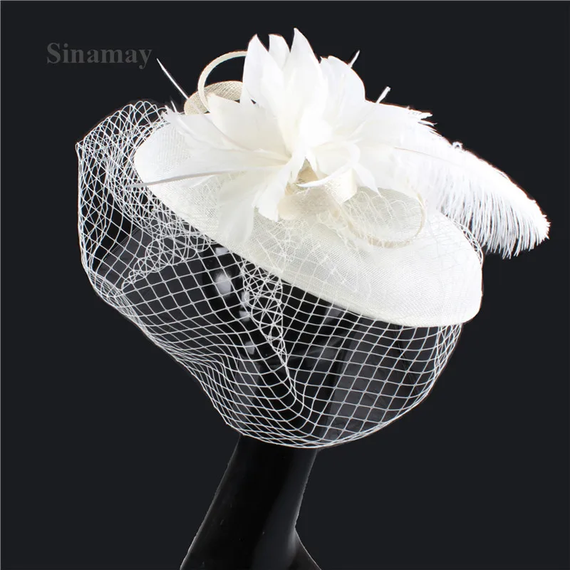 Kentucky Derby Big Feathers Hair Fascinators Hats Bridal Women Vintage Veil Millinery Headband Feather Fower Hair Accessory
Kentucky Derby Big Feathers Hair Fascinators Hats Bridal Women Vintage Veil Millinery Headband Feather Fower Hair Accessory