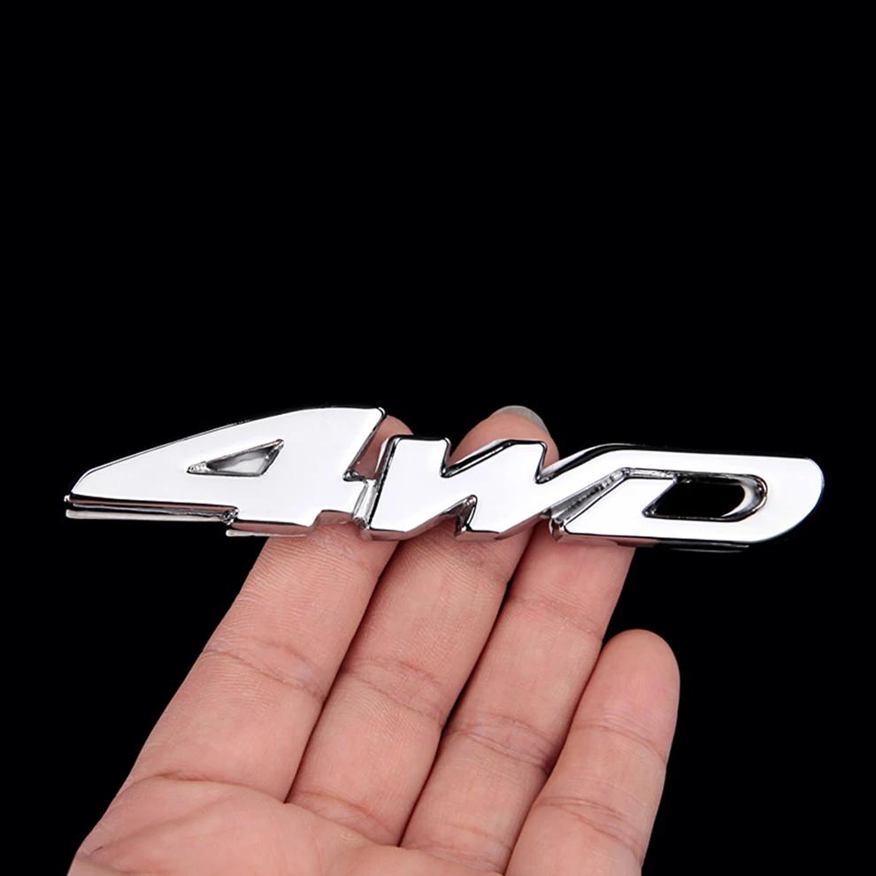 1Pcs Silver Metal Chrome 3D 4WD Emblem Badge 4x4 Four Wheel Drive Logo Decal Car Styling Sticker Accessories Universal
1Pcs Silver Metal Chrome 3D 4WD Emblem Badge 4x4 Four Wheel Drive Logo Decal Car Styling Sticker Accessories Universal