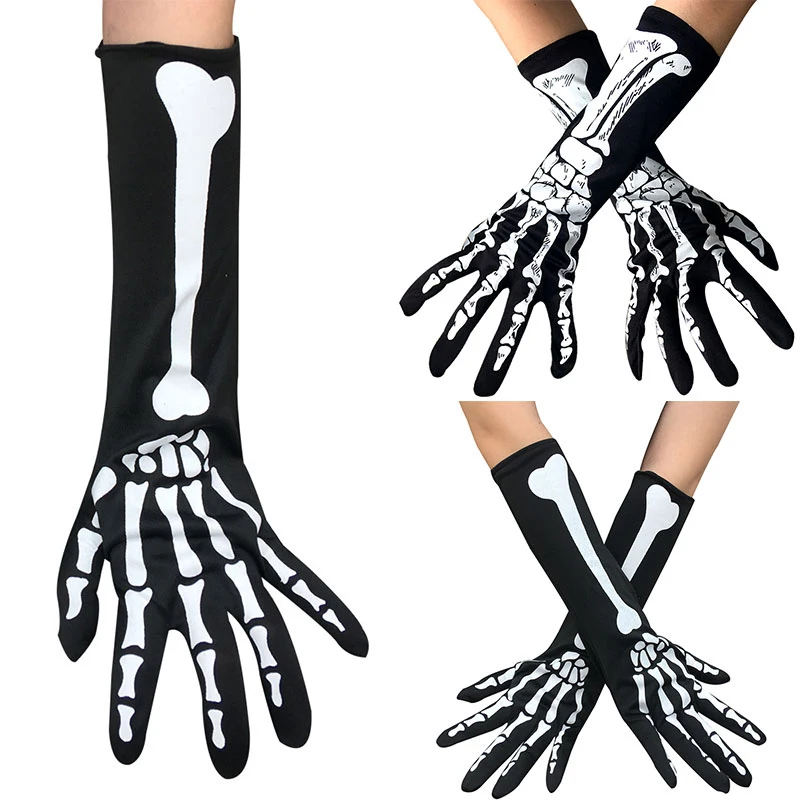 Fashion women Men White Skeleton Gloves Halloween Cosplay Costume Accessories Ghost Bone Gloves Mittens
Fashion women Men White Skeleton Gloves Halloween Cosplay Costume Accessories Ghost Bone Gloves Mittens
