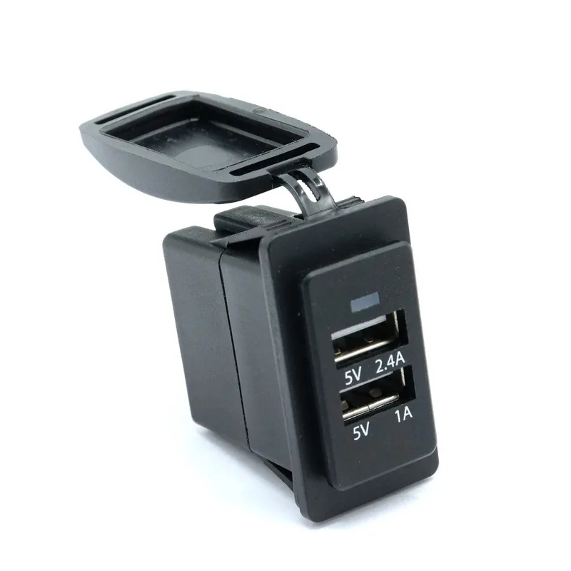 1Pc 12-24V Car Doul USB Socket Charger Adapter 5V 2.4A/1A with indicator light for Car Boat RV Truck USB Car Adapter Charger New
1Pc 12-24V Car Doul USB Socket Charger Adapter 5V 2.4A/1A with indicator light for Car Boat RV Truck USB Car Adapter Charger New