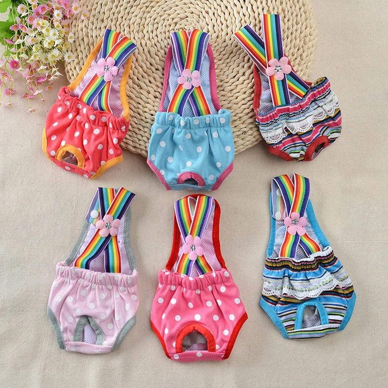 Xxs-Xl Dog Diaper Sanitary Physiological Pants Washable Female Dog Underwear Dog Shorts Panties Menstruation Briefs Jumpsuit New
Xxs-Xl Dog Diaper Sanitary Physiological Pants Washable Female Dog Underwear Dog Shorts Panties Menstruation Briefs Jumpsuit New