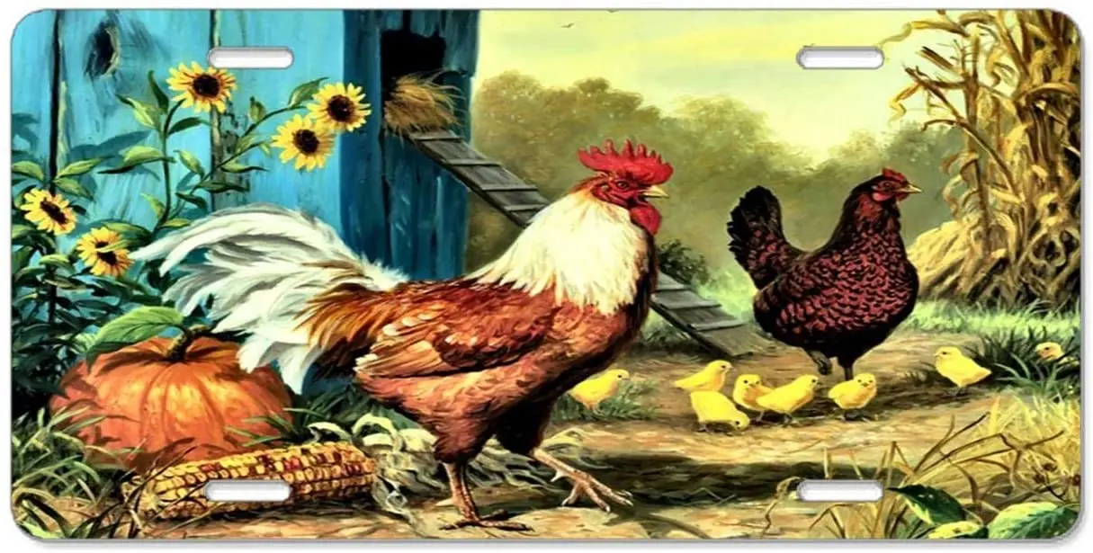 yunsu Country Chickens License Plate,car Decor Personalise Tag,Novelty Car Front License Plate Metal Aluminum Car Plate
yunsu Country Chickens License Plate,car Decor Personalise Tag,Novelty Car Front License Plate Metal Aluminum Car Plate