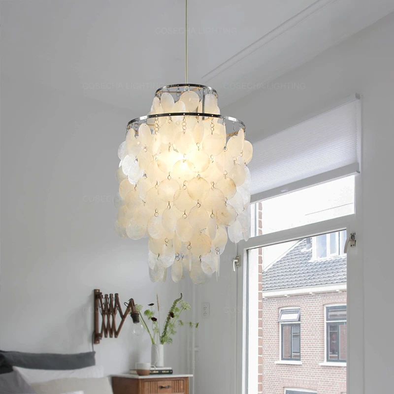 French shell pendant lights nordic bedroom pendant lamps loft style in foyer kitchen living/dining room shopping mall restaurant
French shell pendant lights nordic bedroom pendant lamps loft style in foyer kitchen living/dining room shopping mall restaurant
