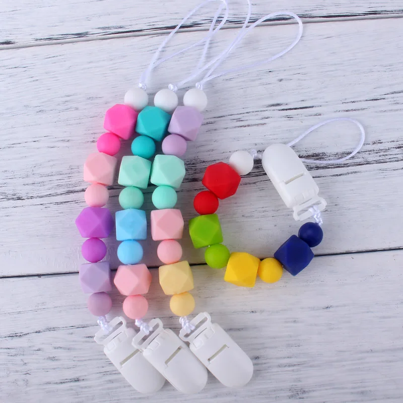 New Food-grade Silicone Pacifier Chain Baby Products Teether Anti-Drop Chain Teether Anti-drop Chain
New Food-grade Silicone Pacifier Chain Baby Products Teether Anti-Drop Chain Teether Anti-drop Chain