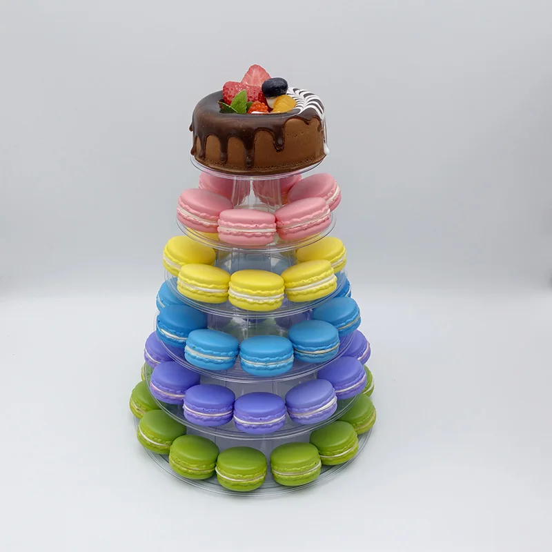 30 sets of 6-layer macaron display racks, cupcake tower racks, cake racks, PVC trays for wedding birthday cake decoration tools
30 sets of 6-layer macaron display racks, cupcake tower racks, cake racks, PVC trays for wedding birthday cake decoration tools