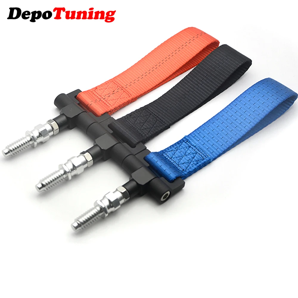 DepoTuning Universal Racing Tow Strap Towing Hook Rope for BMW European Car Auto Trailer Ring Blue/Red/Black
DepoTuning Universal Racing Tow Strap Towing Hook Rope for BMW European Car Auto Trailer Ring Blue/Red/Black