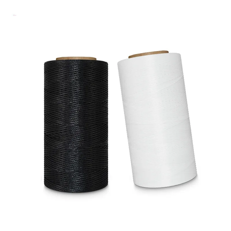 150D 0.8/1mm 260M Black white Leather Waxed Thread Cord Bead Rope for DIY Handicraft Tool Flat Waxed Sewing Line Clothing Shose
150D 0.8/1mm 260M Black white Leather Waxed Thread Cord Bead Rope for DIY Handicraft Tool Flat Waxed Sewing Line Clothing Shose