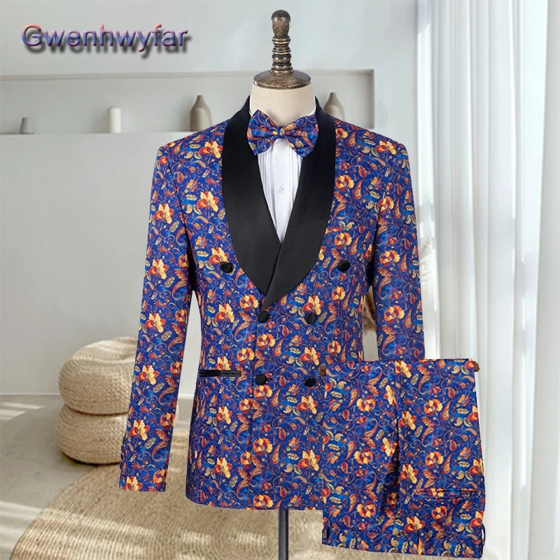 Gwenhwyfar Black Shawl Lapel Groom Tuxedos,Elegant Print Wedding Party Wear Suit Set,Custom Made Men's Dinner Suit,Custome Homme
Gwenhwyfar Black Shawl Lapel Groom Tuxedos,Elegant Print Wedding Party Wear Suit Set,Custom Made Men's Dinner Suit,Custome Homme