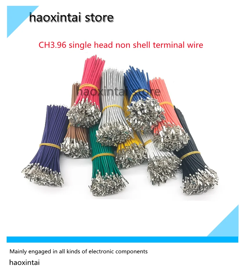 100PCS CH3.96 terminal line without shell single-end terminal 100MM/200MM/300MM electronic cable
100PCS CH3.96 terminal line without shell single-end terminal 100MM/200MM/300MM electronic cable