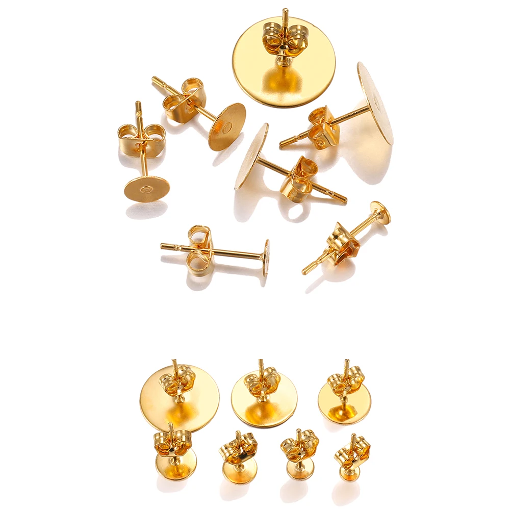 Серьги-гвоздики из нержавеющей стали с плоским основанием, пустой кабошон с застежкой для сережек «сделай сам», принадлежности для ювелирных изделий, 3-12 мм, 20 шт.
Серьги-гвоздики из нержавеющей стали с плоским основанием, пустой кабошон с застежкой для сережек «сделай сам», принадлежности для ювелирных изделий, 3-12 мм, 20 шт.