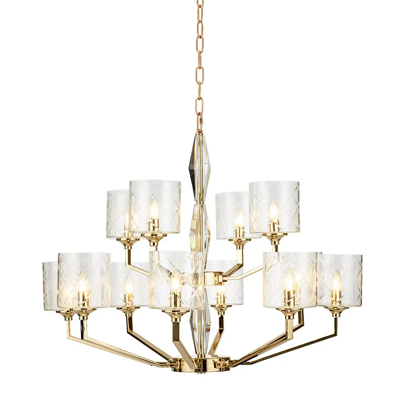 Postmodern Creative Simple European Style Crystal Glass Indoor Lighting LED Chandelier Living Room Bedroom Dining Room E14
Postmodern Creative Simple European Style Crystal Glass Indoor Lighting LED Chandelier Living Room Bedroom Dining Room E14
