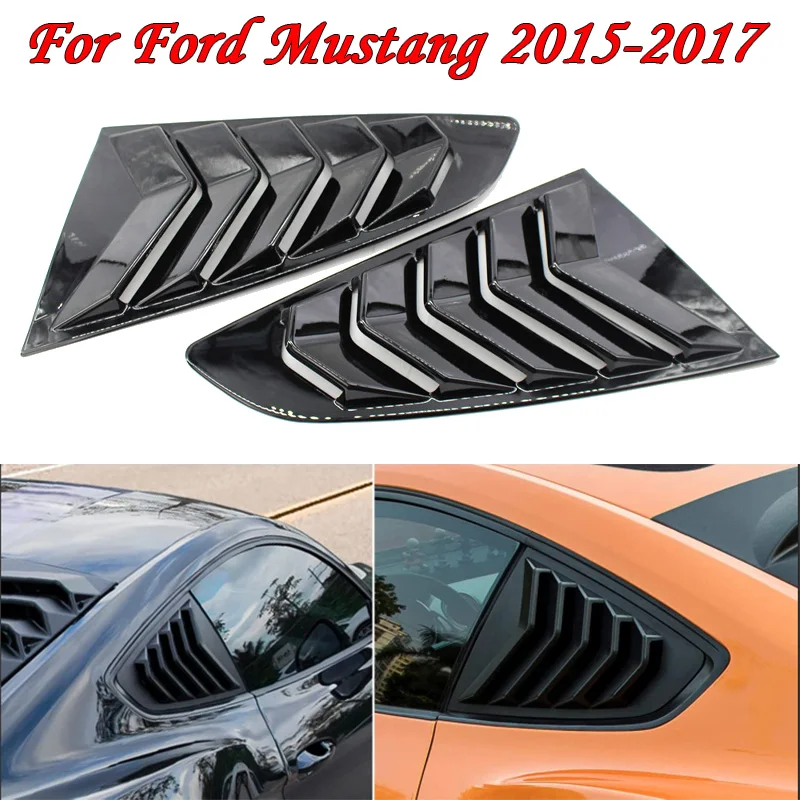 A Pair Rear Side 1/4 Scoop Window Louver Cover Shutter Blind Replacement For Ford Mustang 2015 2016 2017 Turning Car Styling
A Pair Rear Side 1/4 Scoop Window Louver Cover Shutter Blind Replacement For Ford Mustang 2015 2016 2017 Turning Car Styling