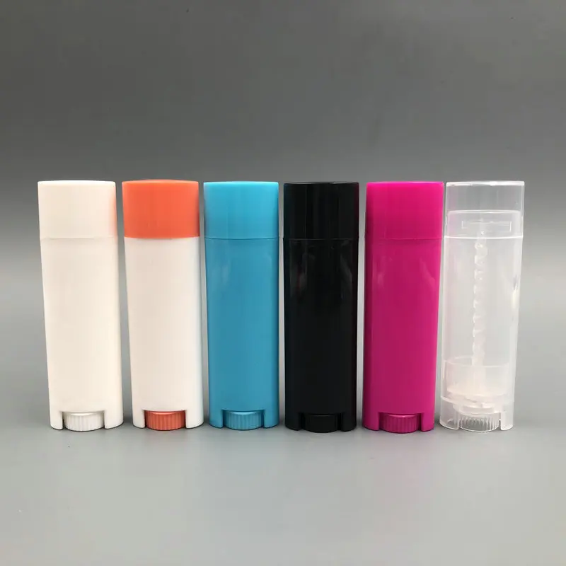 New! 50pcs 5ml 5g Empty Flat Oval Plastic Lip Balm Tube White Black Clear for Lip Balm Tube Packaging
New! 50pcs 5ml 5g Empty Flat Oval Plastic Lip Balm Tube White Black Clear for Lip Balm Tube Packaging